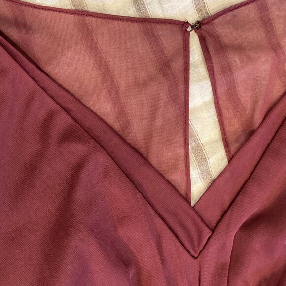 Floor Lenth Flutter Sleeve Crisscross Mesh Dress-DB Celebrate - Picture 11 of 14